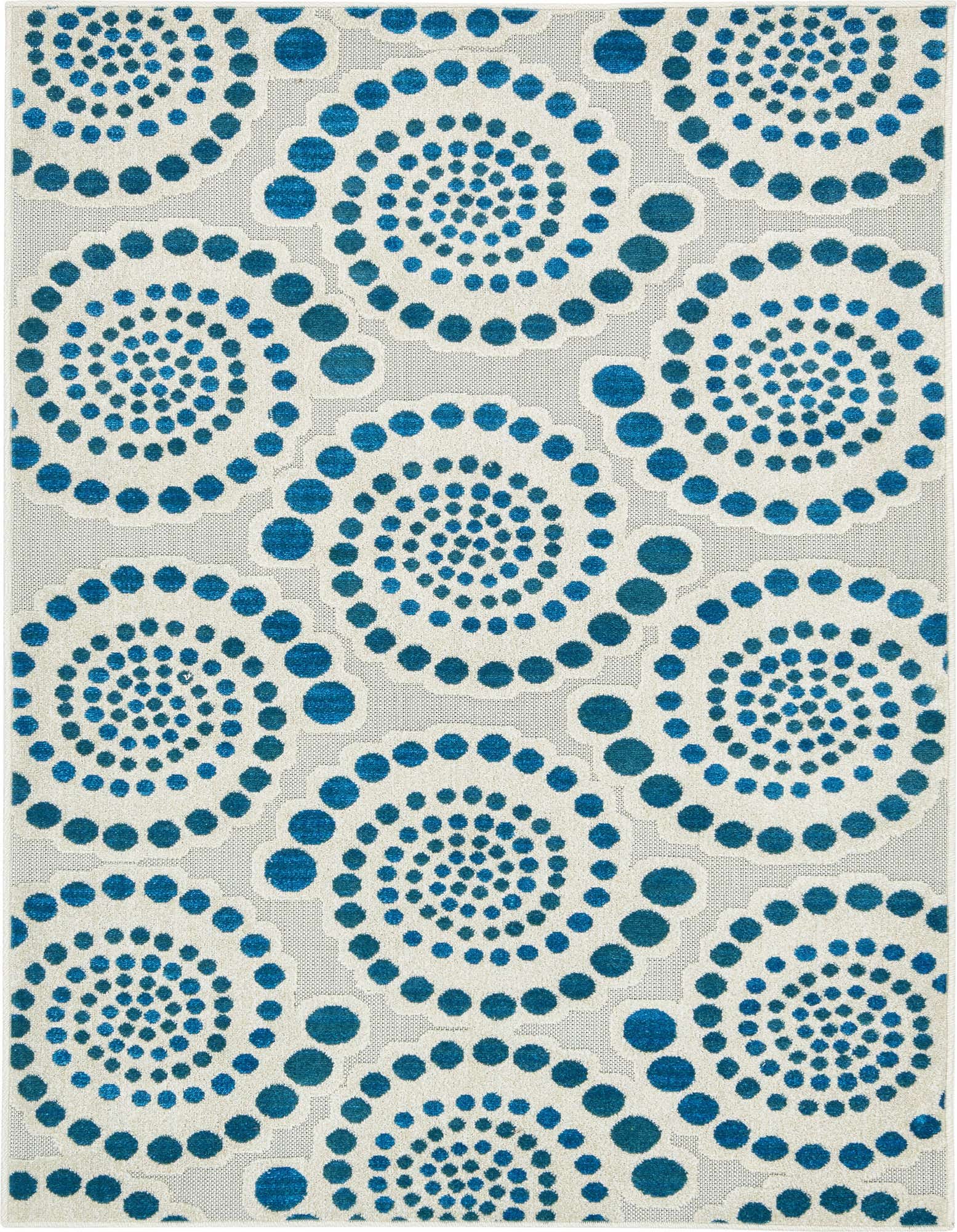 Primary image  4' x 6'  Washable Modern Indoor / Outdoor Rug