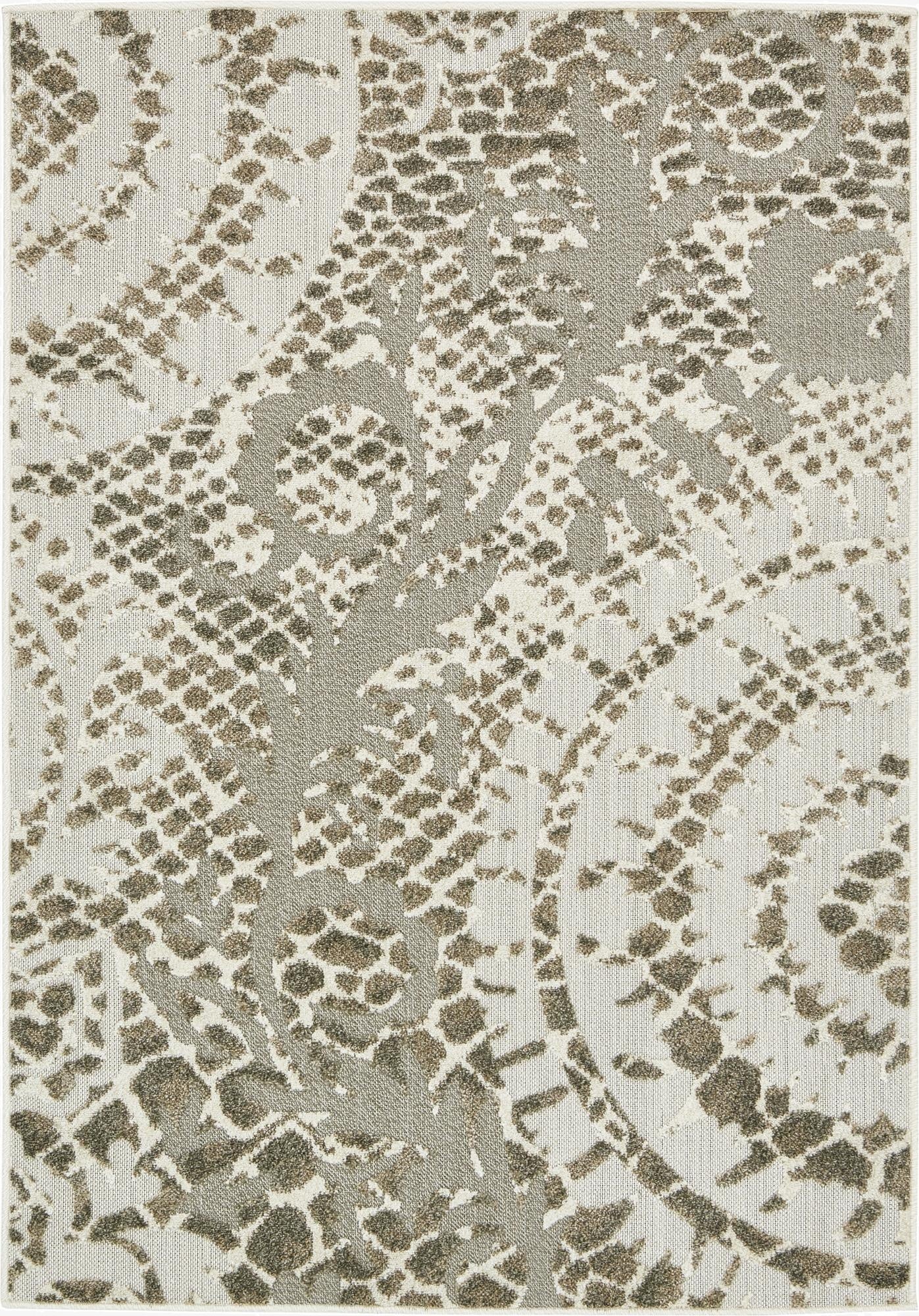  4' x 6'  Washable Modern Indoor / Outdoor Rug