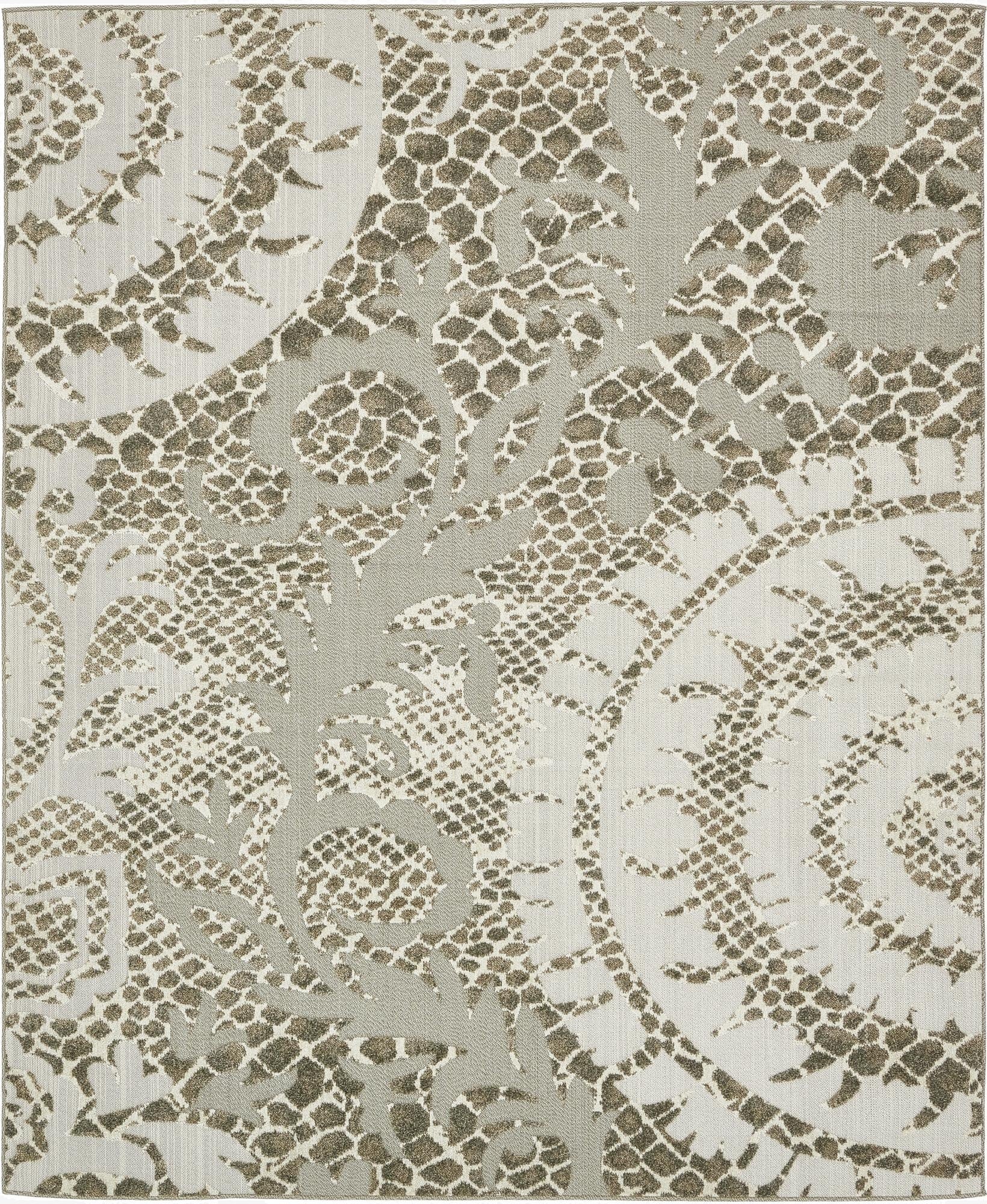  8' x 10'  Washable Modern Indoor / Outdoor Rug