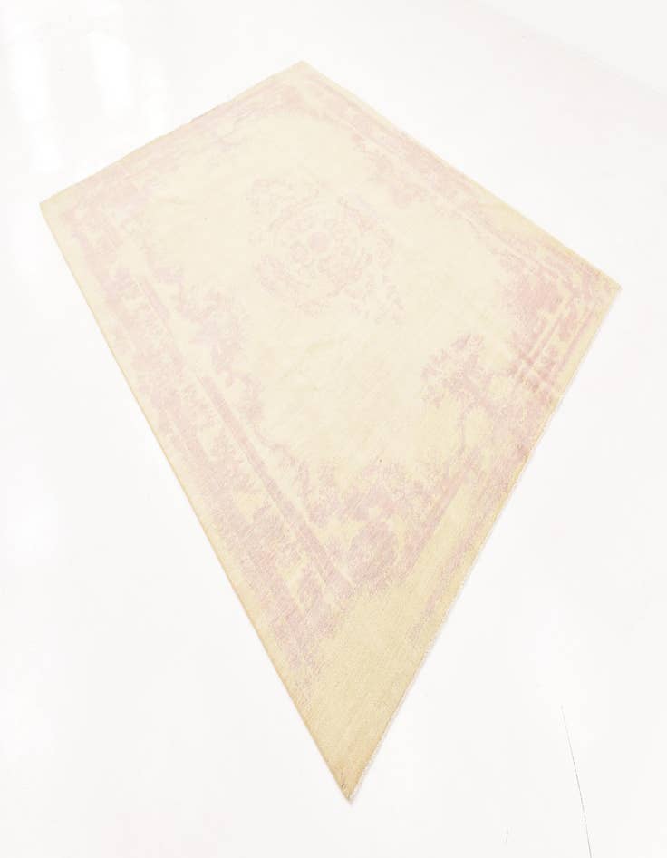 Detail image of  8' x 9' 10  Hand Knotted Over-Dyed Ziegler Oriental Wool Rug