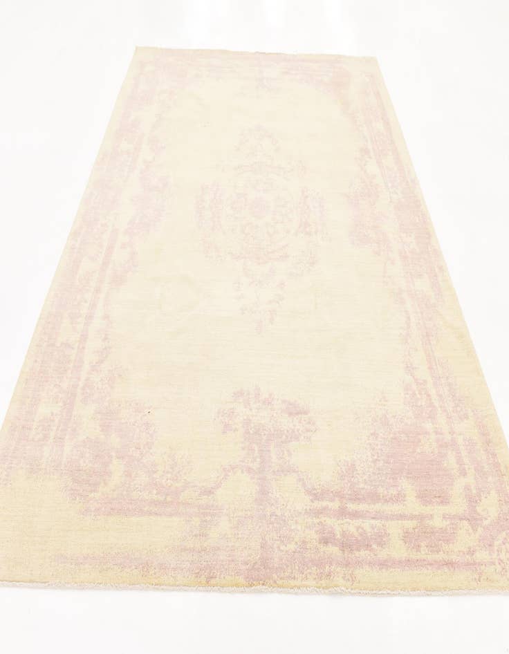 Detail image of  8' x 9' 10  Hand Knotted Over-Dyed Ziegler Oriental Wool Rug