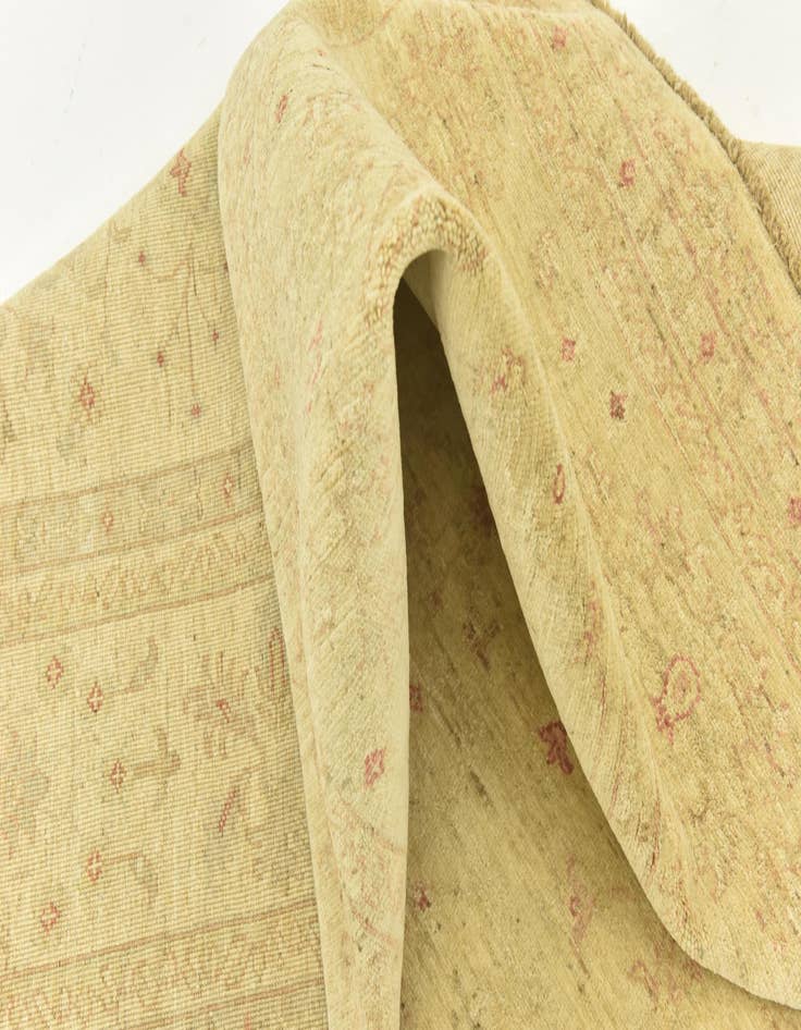 Detail image of  6' 10 x 9' 7  Hand Knotted Over-Dyed Ziegler Rug