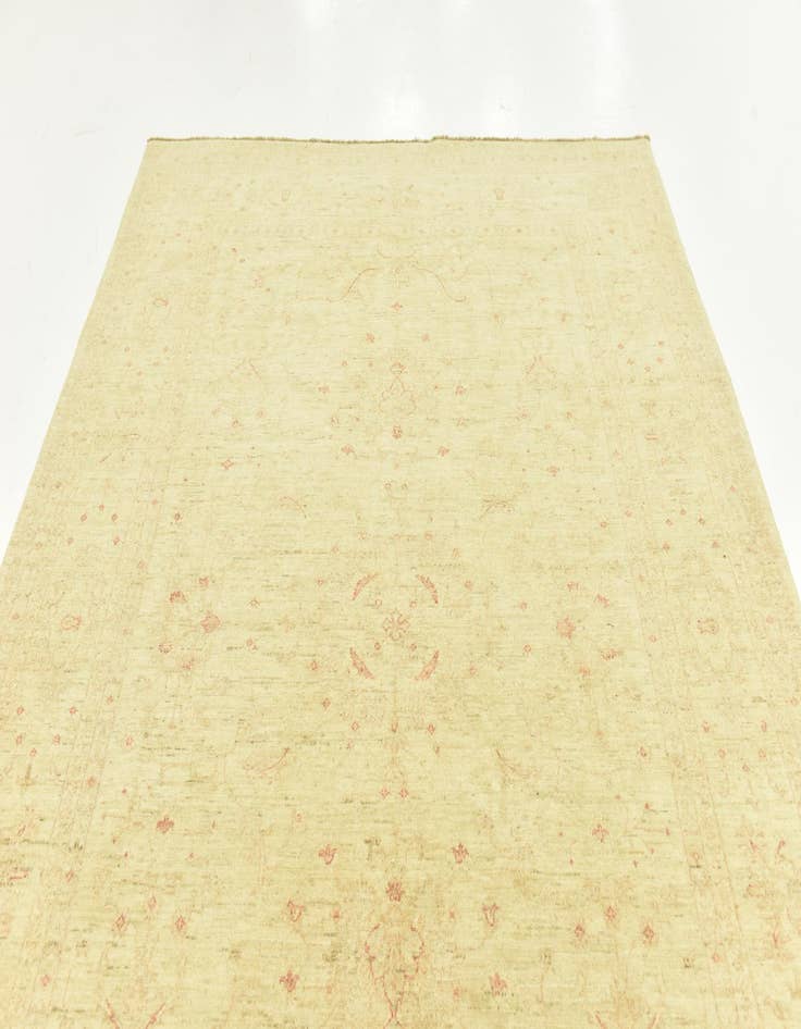 Detail image of  6' 10 x 9' 7  Hand Knotted Over-Dyed Ziegler Rug