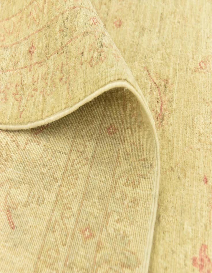 Detail image of  6' 10 x 9' 7  Hand Knotted Over-Dyed Ziegler Rug