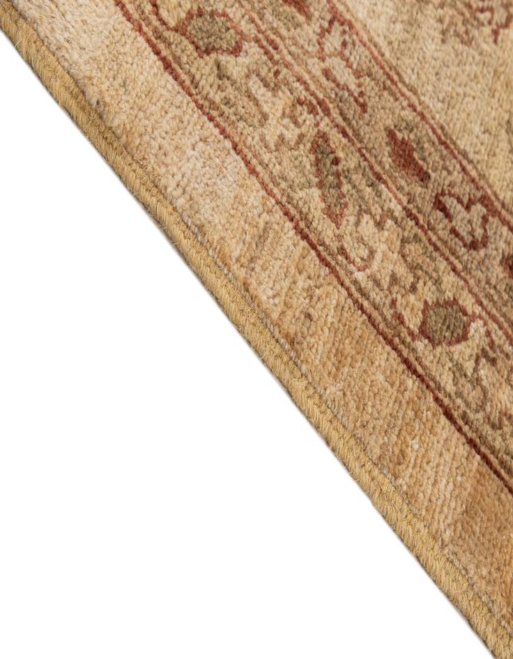 Detail image of  11' 11 x 19' 1  Hand Knotted Peshawar Ziegler Rug