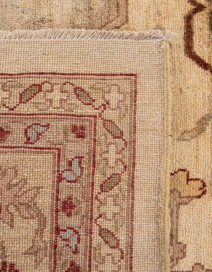 Detail image of  11' 11 x 19' 1  Hand Knotted Peshawar Ziegler Rug