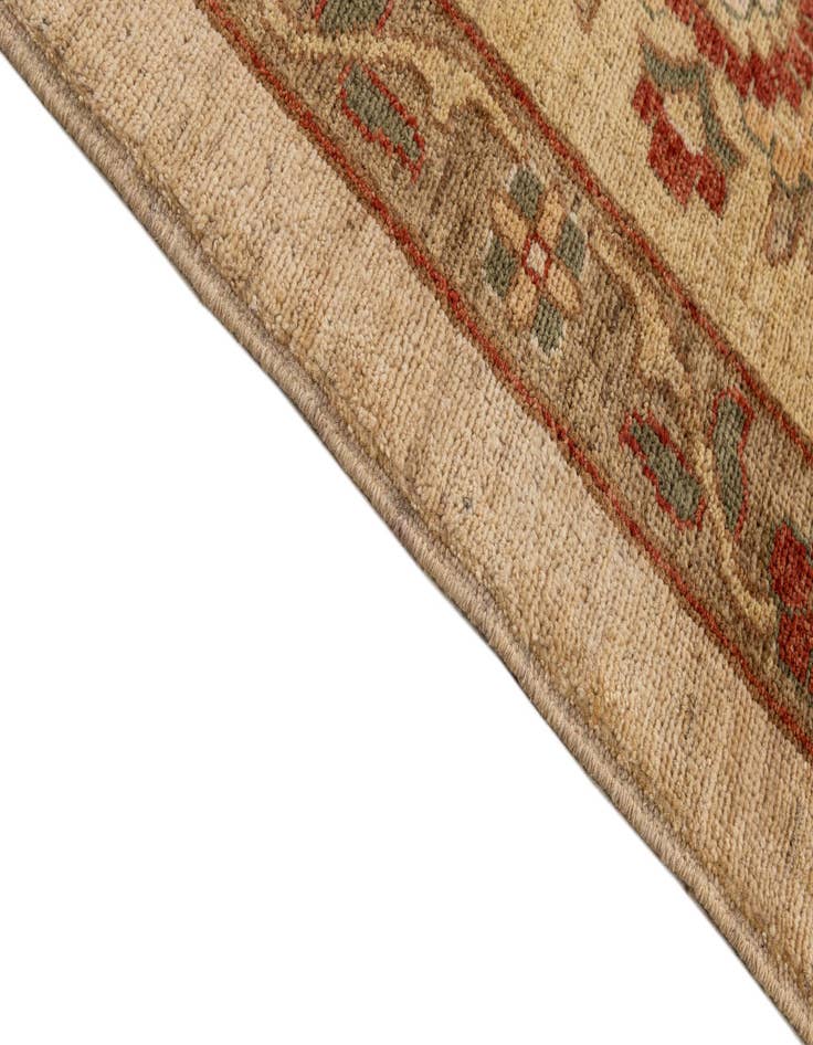 Detail image of  12' 1 x 17' 8  Hand Knotted Peshawar Ziegler Rug