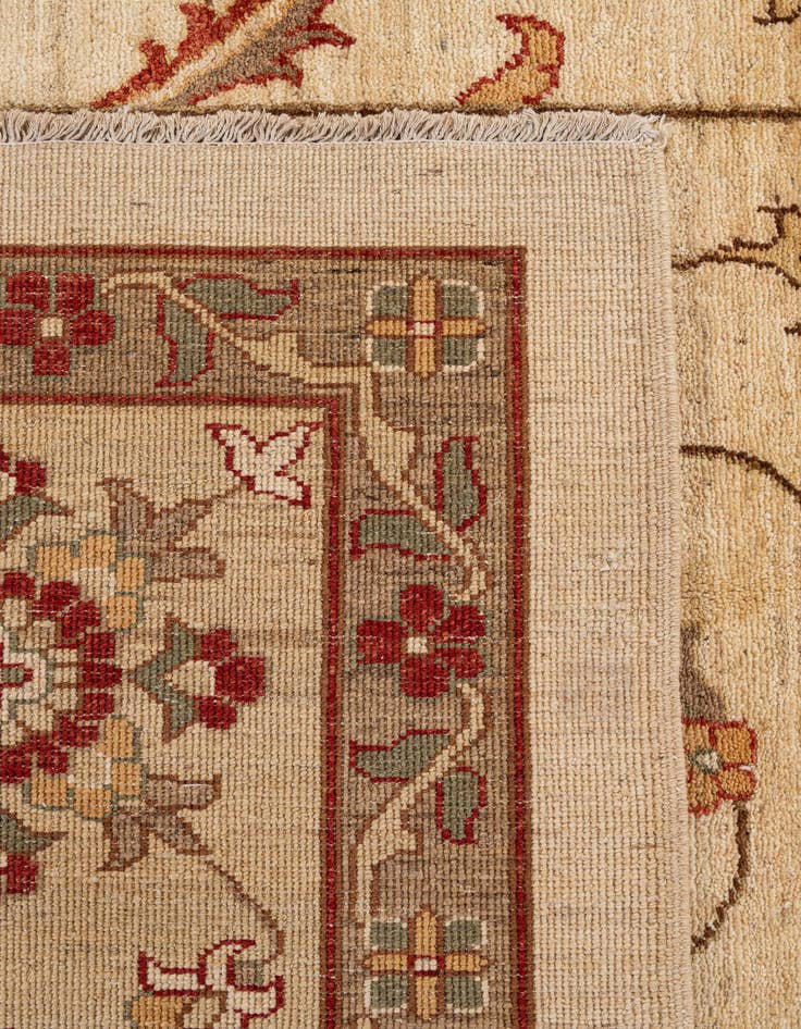 Detail image of  12' 1 x 17' 8  Hand Knotted Peshawar Ziegler Rug