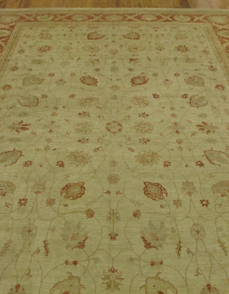 Detail image of  16' 4 x 23' 5  Hand Knotted Peshawar Ziegler Oriental Rug