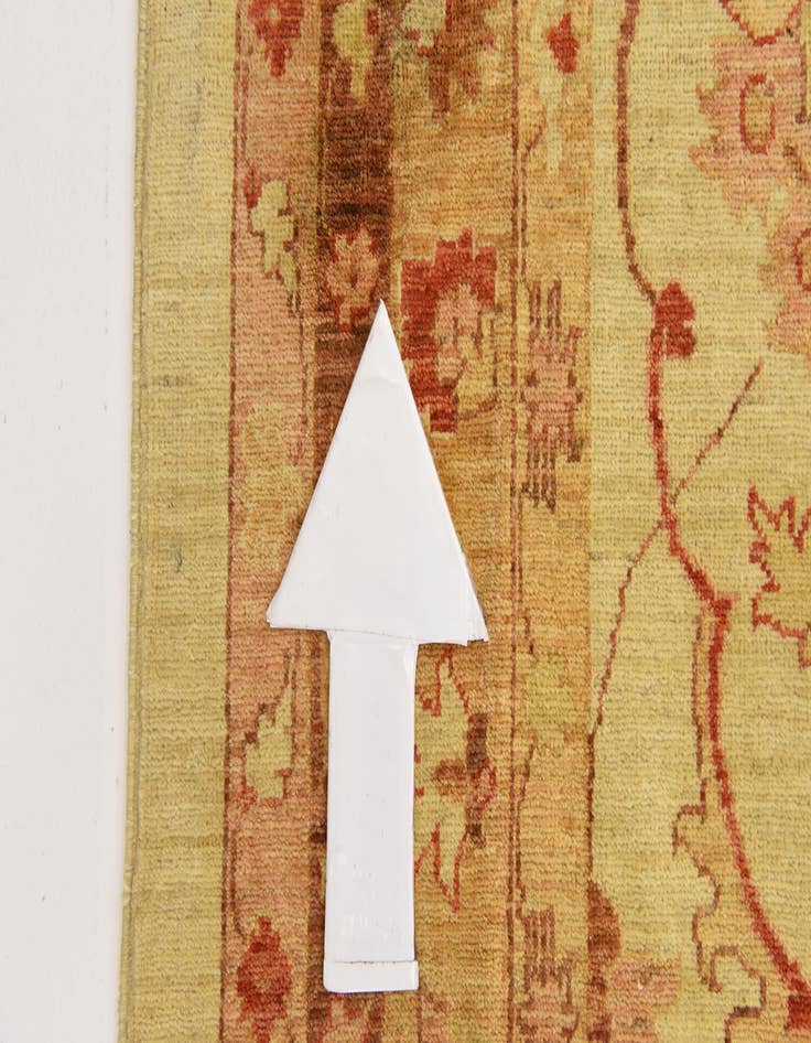 Detail image of  15' 1 x 23' 8  Hand Knotted Peshawar Ziegler Oriental Rug