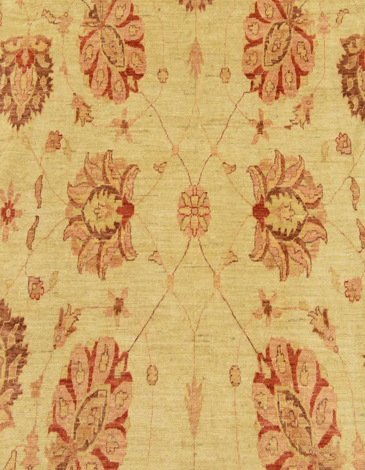 Detail image of  15' 1 x 23' 8  Hand Knotted Peshawar Ziegler Oriental Rug