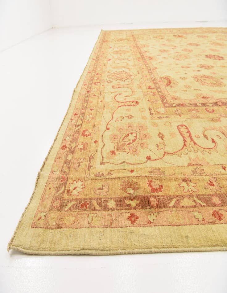 Detail image of  15' 1 x 23' 8  Hand Knotted Peshawar Ziegler Oriental Rug