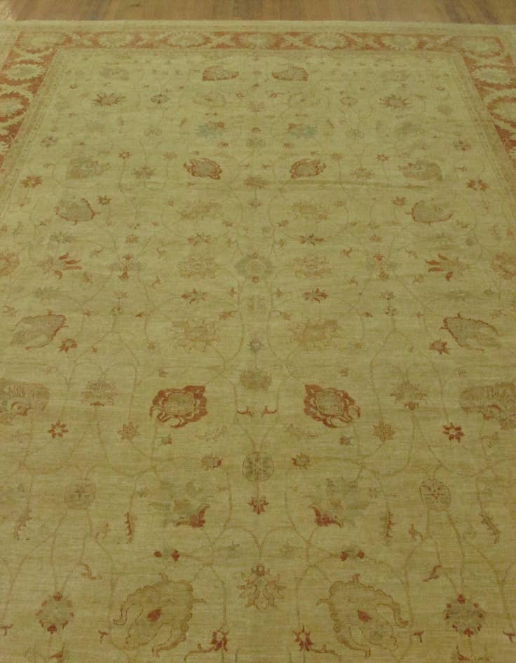 Detail image of  15' 7 x 23'  Hand Knotted Peshawar Ziegler Oriental Rug