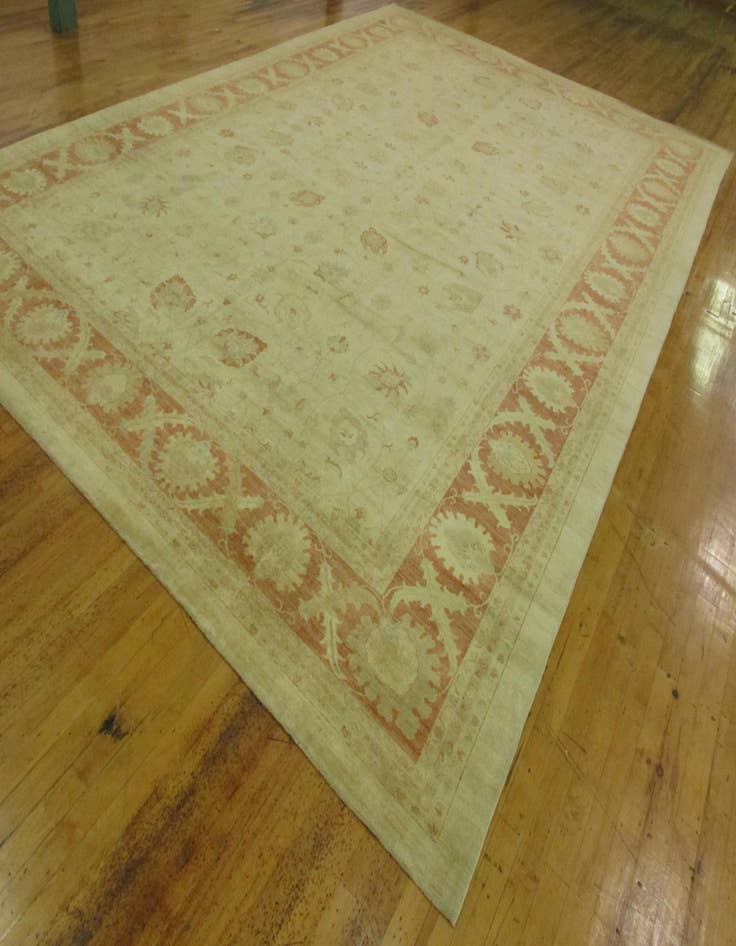 Detail image of  15' 7 x 23'  Hand Knotted Peshawar Ziegler Oriental Rug