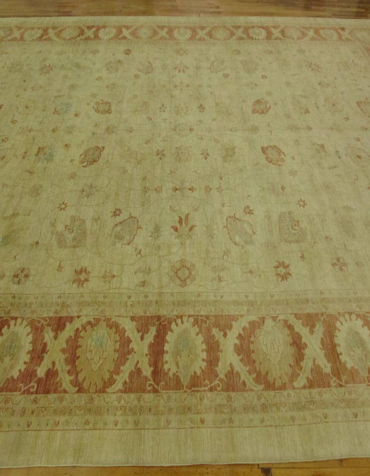 Detail image of  15' 7 x 23'  Hand Knotted Peshawar Ziegler Oriental Rug