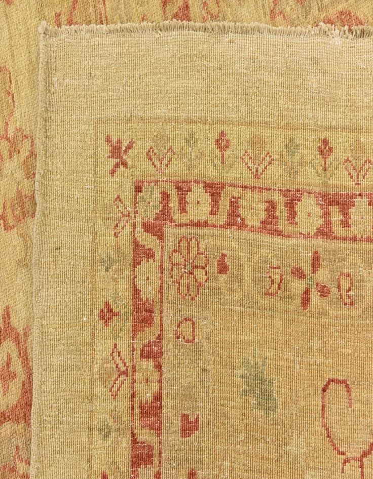 Detail image of  16' 3 x 22' 11  Hand Knotted Peshawar Ziegler Oriental Rug