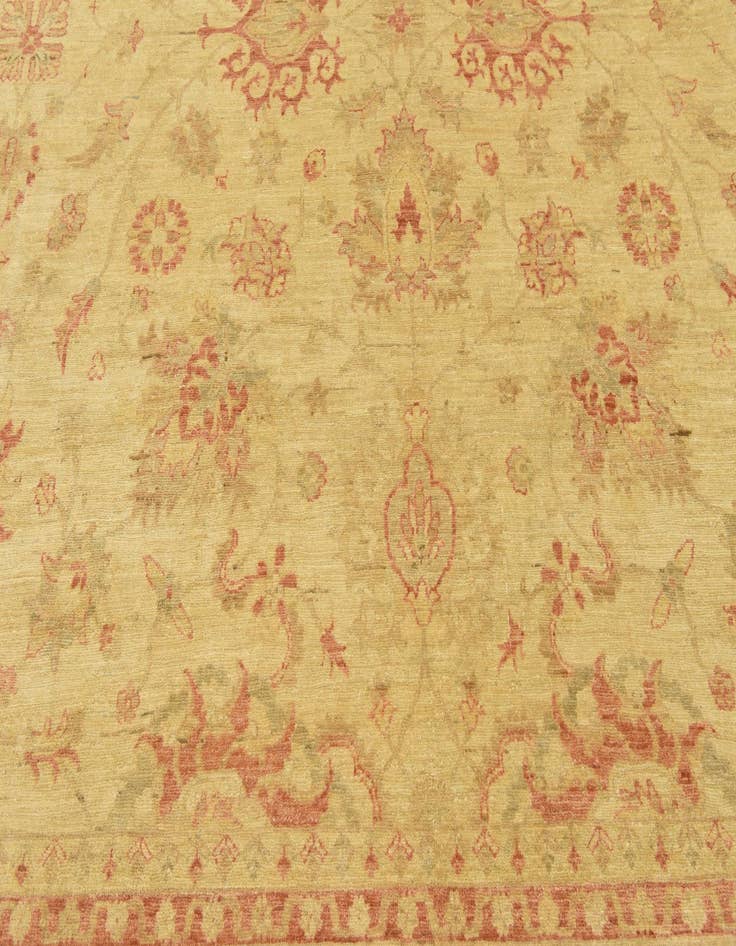 Detail image of  16' 3 x 22' 11  Hand Knotted Peshawar Ziegler Oriental Rug