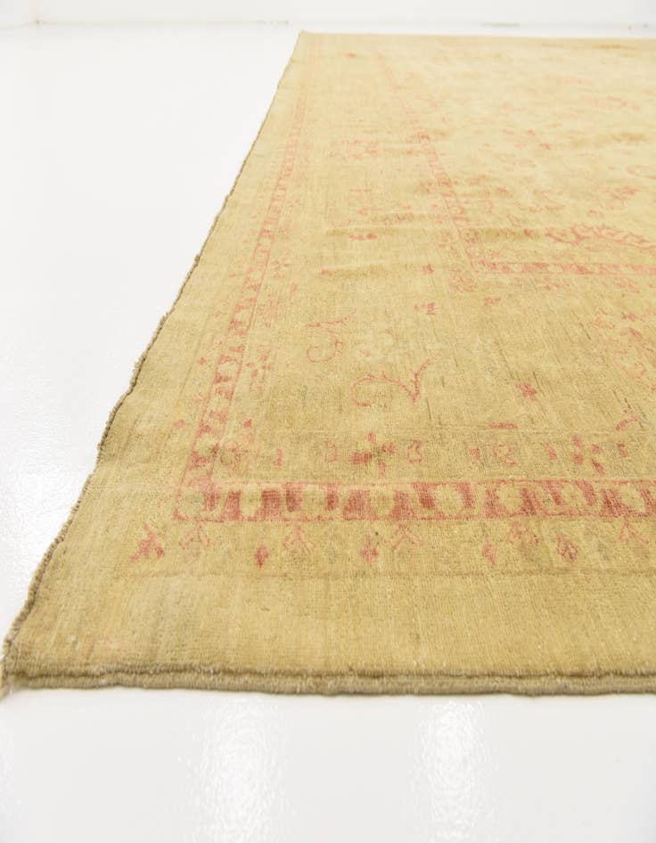 Detail image of  16' 3 x 22' 11  Hand Knotted Peshawar Ziegler Oriental Rug