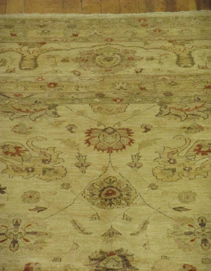 Detail image of  15' 3 x 23' 8  Hand Knotted Peshawar Ziegler Oriental Rug