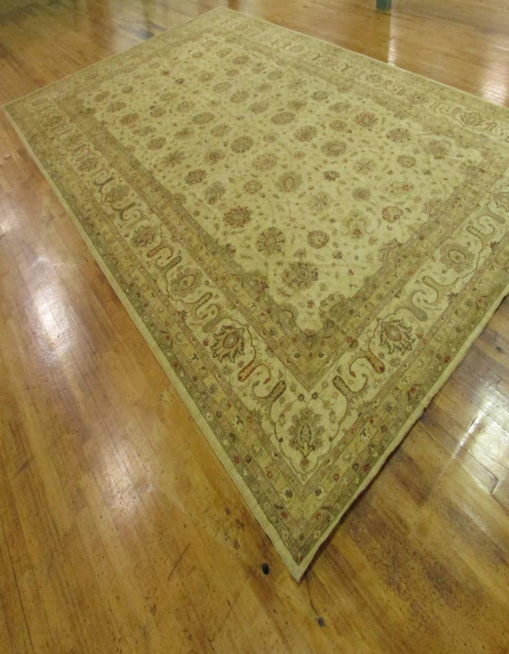 Detail image of  15' 3 x 23' 8  Hand Knotted Peshawar Ziegler Oriental Rug