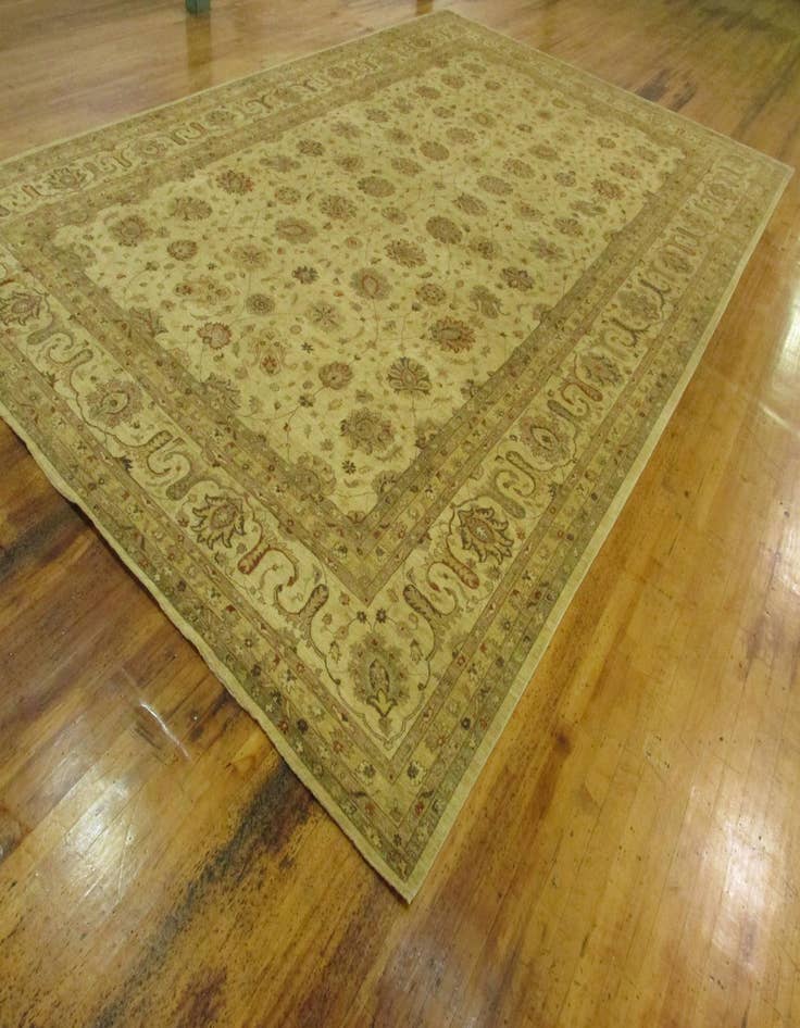 Detail image of  15' 3 x 23' 8  Hand Knotted Peshawar Ziegler Oriental Rug