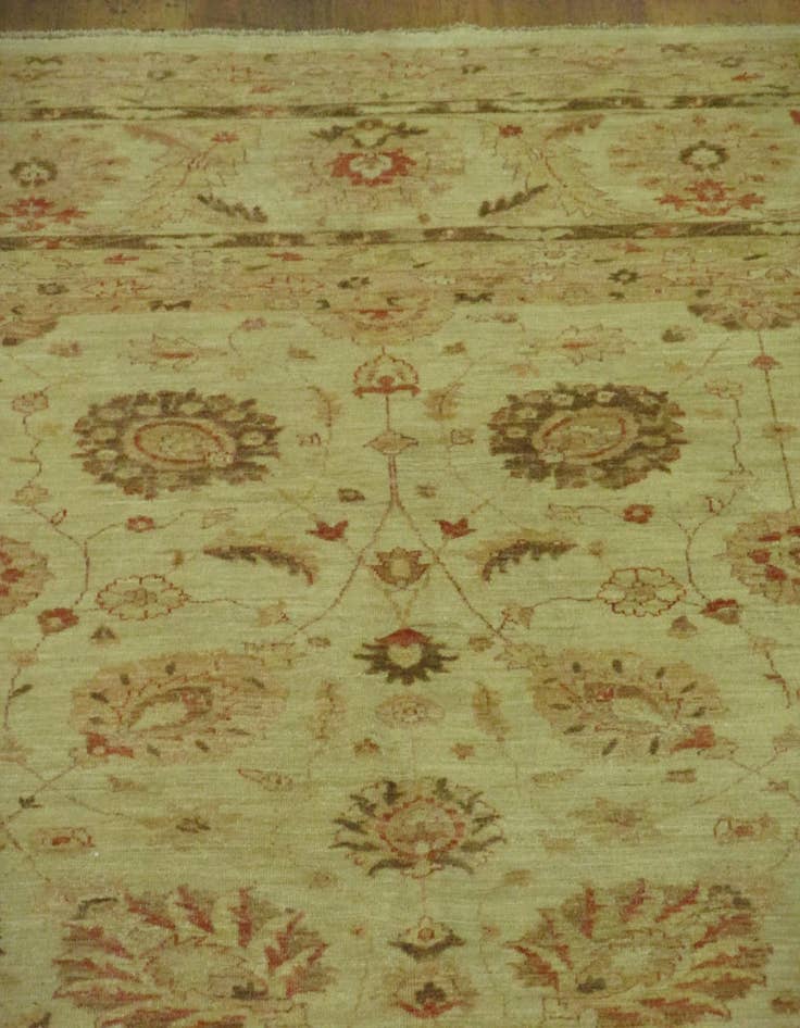 Detail image of  15' x 23' 4  Hand Knotted Peshawar Ziegler Oriental Rug