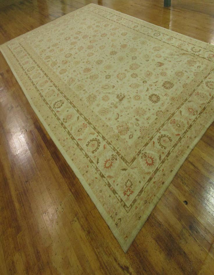 Detail image of  15' x 23' 4  Hand Knotted Peshawar Ziegler Oriental Rug