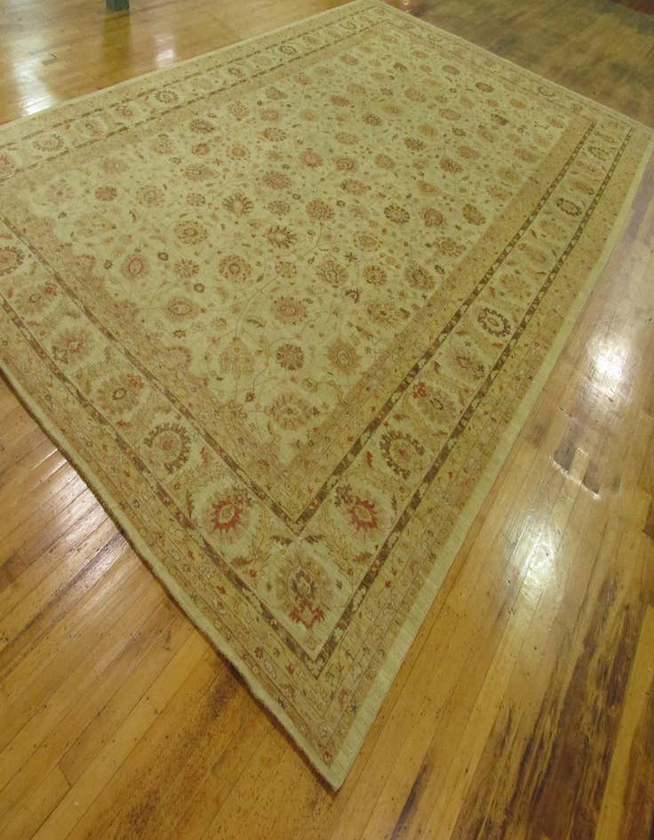 Detail image of  15' x 23' 4  Hand Knotted Peshawar Ziegler Oriental Rug