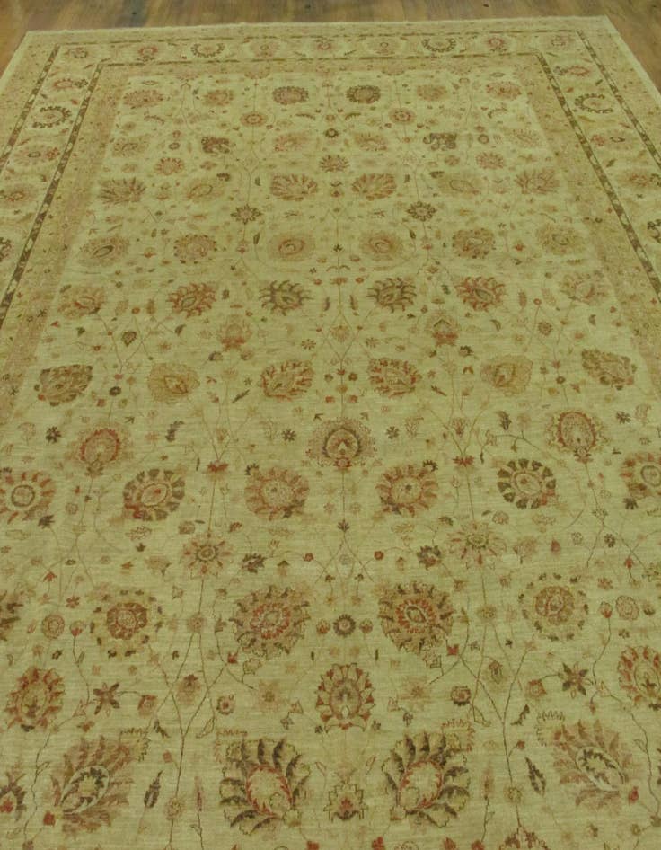 Detail image of  15' x 23' 4  Hand Knotted Peshawar Ziegler Oriental Rug