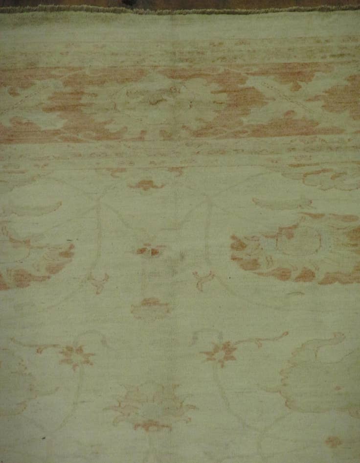 Detail image of  15' 7 x 22' 8  Hand Knotted Peshawar Ziegler Oriental Rug