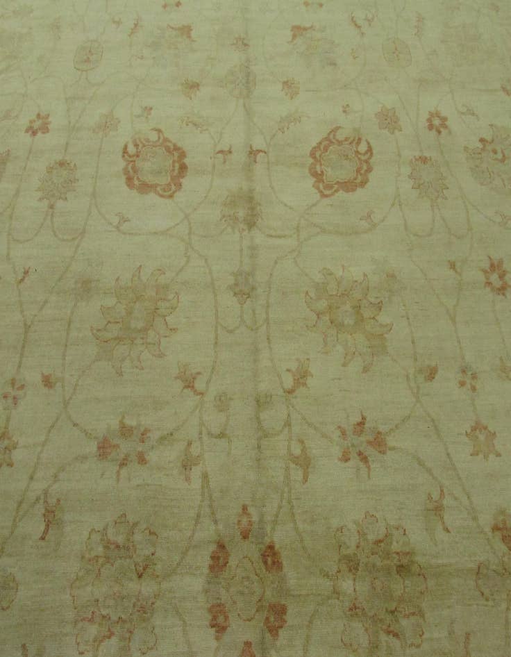 Detail image of  15' 7 x 22' 8  Hand Knotted Peshawar Ziegler Oriental Rug