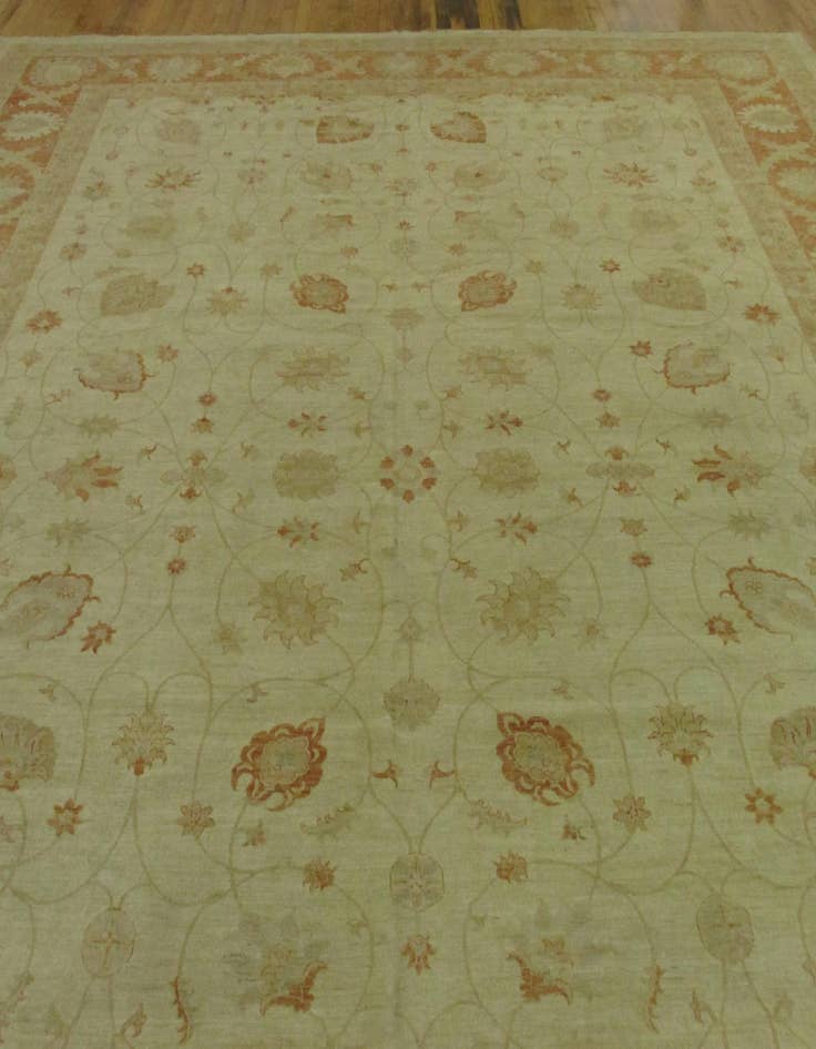 Detail image of  16' 6 x 22' 8  Hand Knotted Peshawar Ziegler Oriental Rug