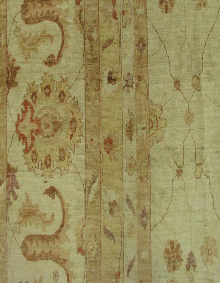 Detail image of  16' 11 x 25' 6  Hand Knotted Peshawar Ziegler Oriental Rug