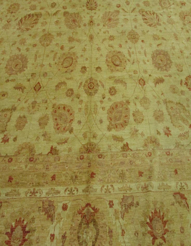 Detail image of  17' x 25' 2  Hand Knotted Peshawar Ziegler Oriental Rug