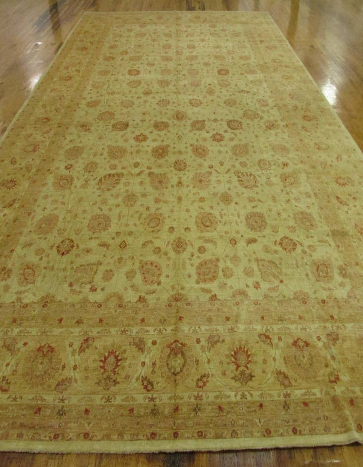 Detail image of  17' x 25' 2  Hand Knotted Peshawar Ziegler Oriental Rug