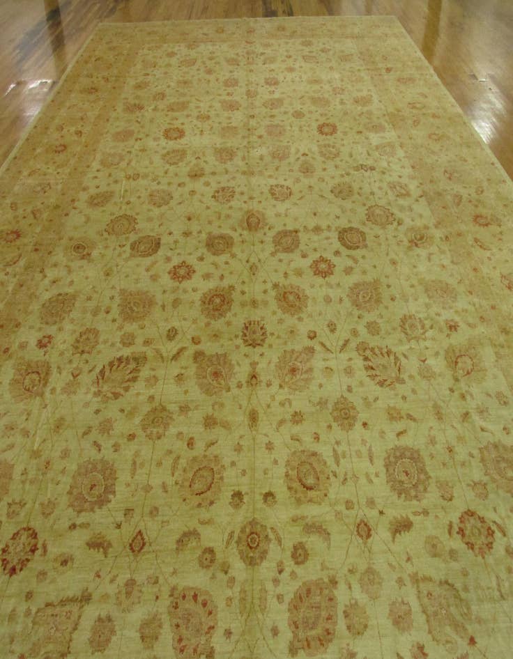 Detail image of  17' x 25' 2  Hand Knotted Peshawar Ziegler Oriental Rug