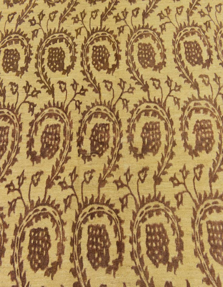 Detail image of  8' x 11' 2  Hand Knotted Peshawar Ziegler Rug