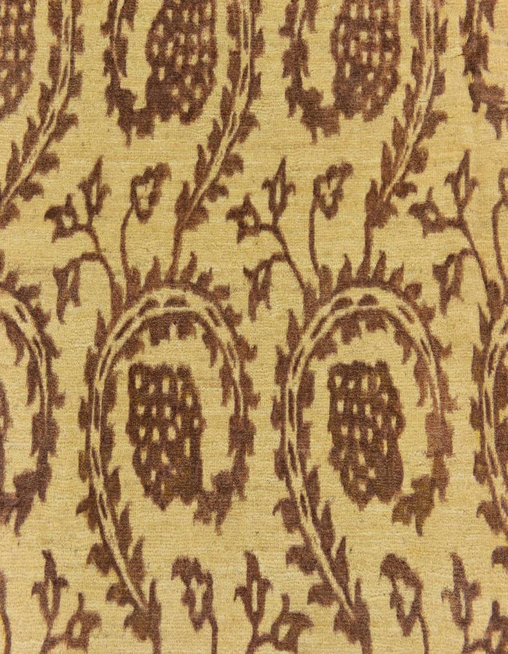 Detail image of  8' x 11' 2  Hand Knotted Peshawar Ziegler Rug