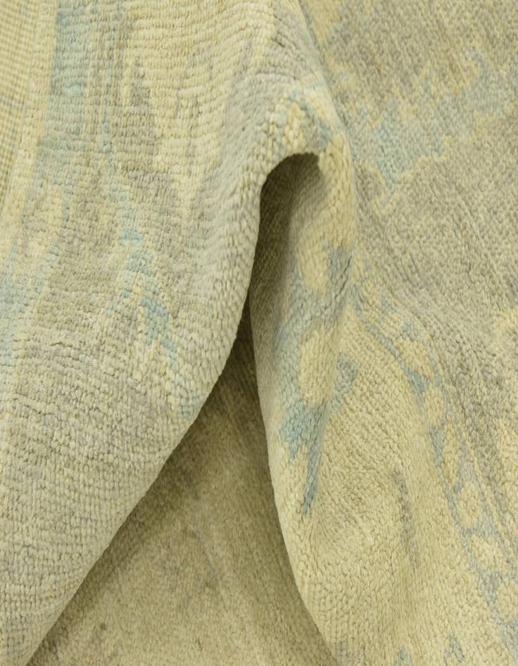 Detail image of  6' 7 x 9' 6  Hand Knotted Peshawar Ziegler Rug