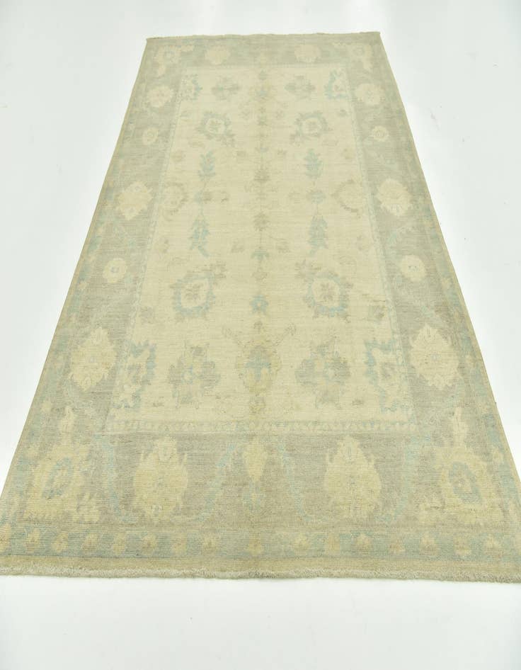 Detail image of  6' 7 x 9' 6  Hand Knotted Peshawar Ziegler Rug