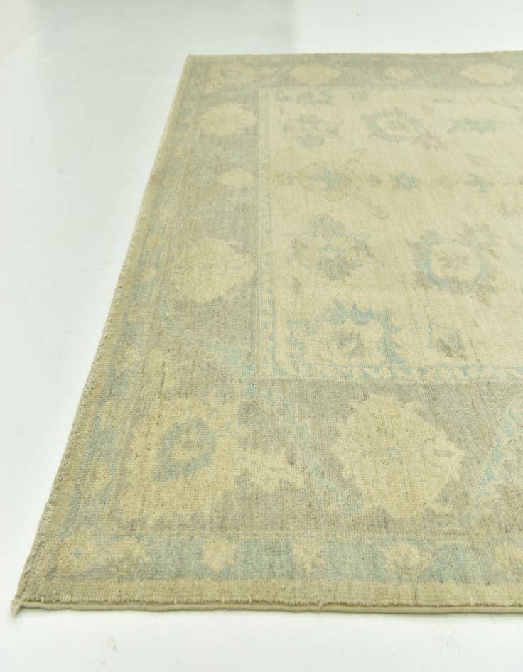 Detail image of  6' 7 x 9' 6  Hand Knotted Peshawar Ziegler Rug