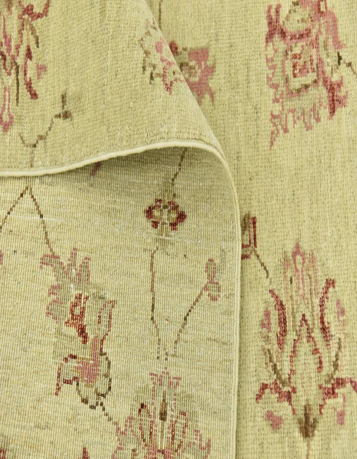 Detail image of  5' 7 x 7' 10  Hand Knotted Peshawar Ziegler Rug