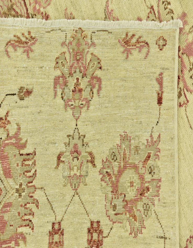 Detail image of  5' 7 x 7' 10  Hand Knotted Peshawar Ziegler Rug