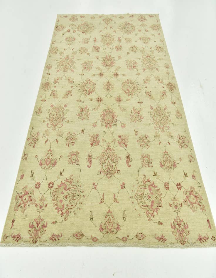 Detail image of  5' 7 x 7' 10  Hand Knotted Peshawar Ziegler Rug