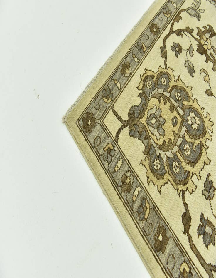 Detail image of  11' 6 x 13'  Hand Knotted Peshawar Ziegler Rug