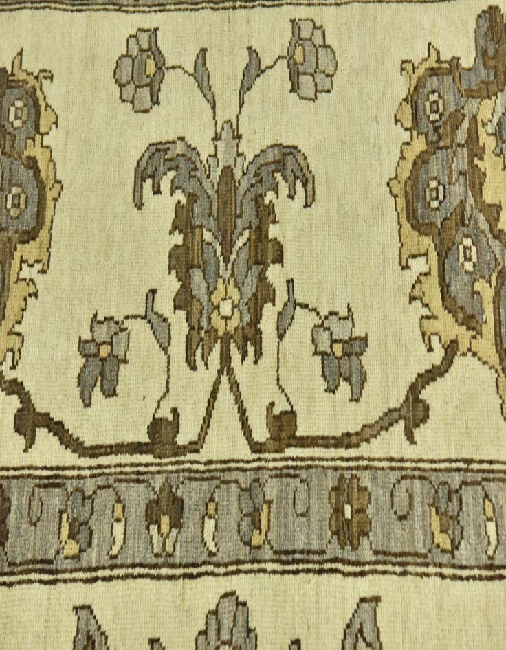 Detail image of  11' 6 x 13'  Hand Knotted Peshawar Ziegler Rug