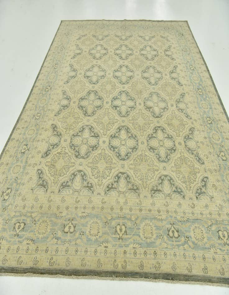 Detail image of  8' 8 x 10' 5  Hand Knotted Peshawar Ziegler Rug