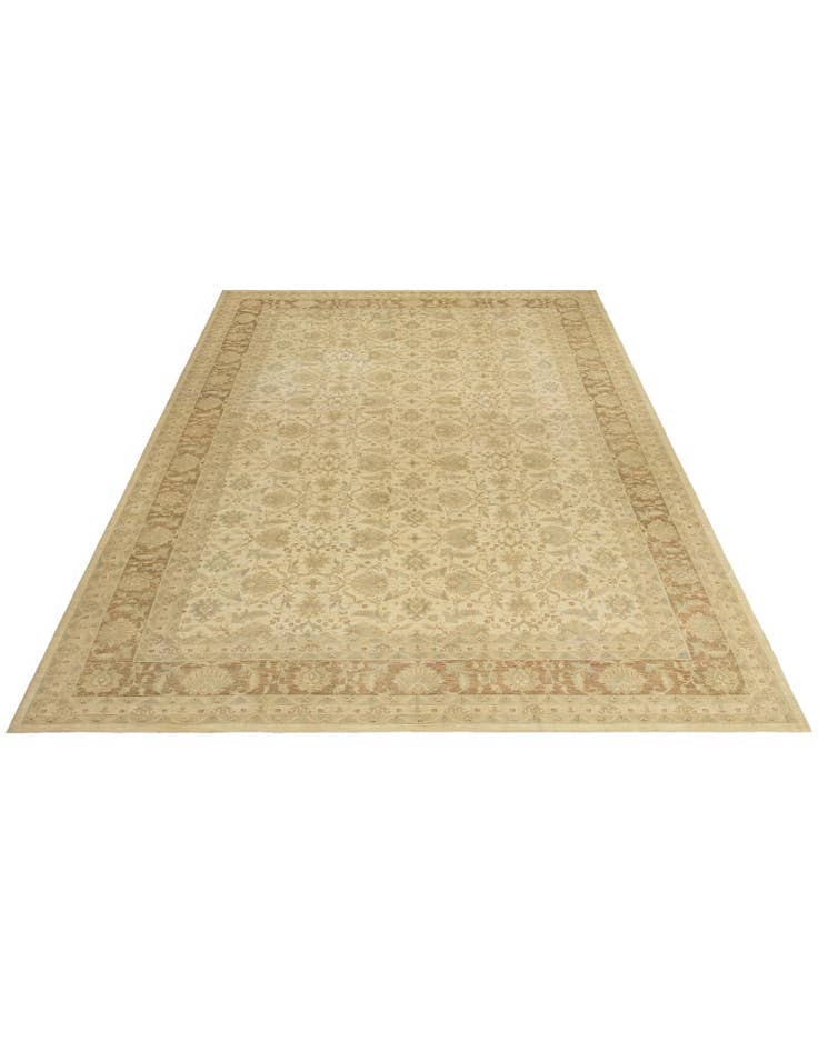 Detail image of  18' x 25' 6  Hand Knotted Peshawar Ziegler Rug