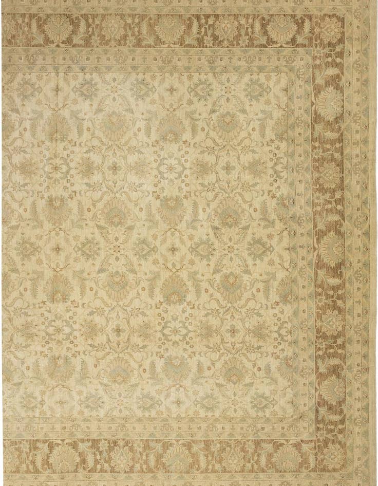Detail image of  18' x 25' 6  Hand Knotted Peshawar Ziegler Rug