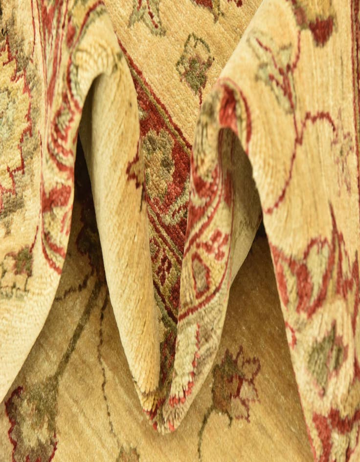 Detail image of  7' 2 x 10' 2  Hand Knotted Peshawar Ziegler Rug